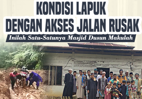 Prihatin! Bangun Kembali Masjid Kayu Rawan Ambruk 