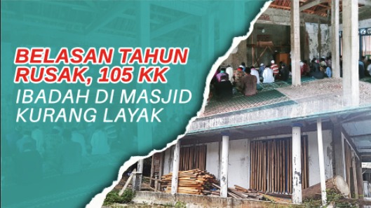 Bantu Perbaiki Masjid Mangkrak Sukamulya