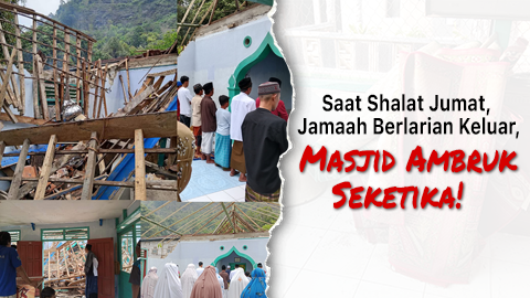 Darurat! Bantuan Pembangunan Masjid Ambruk Al-Muhajirin