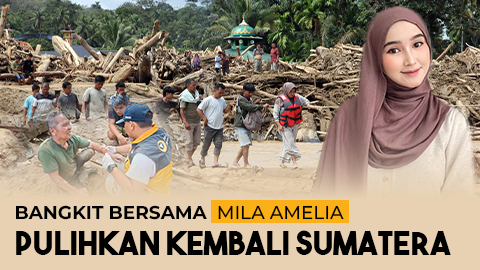 Bersama Mila Amelia, Bantu Pulihkan Sumatera