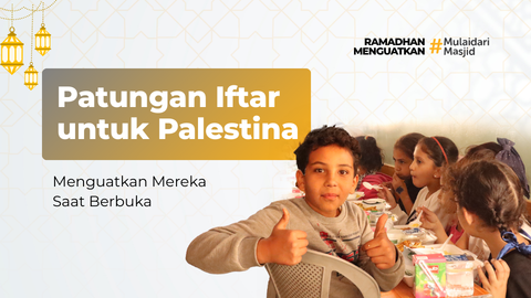 Patungan Berbagi Iftar di Tengah Perjuangan Palestina